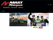 Tablet Screenshot of mastmotorsports.com